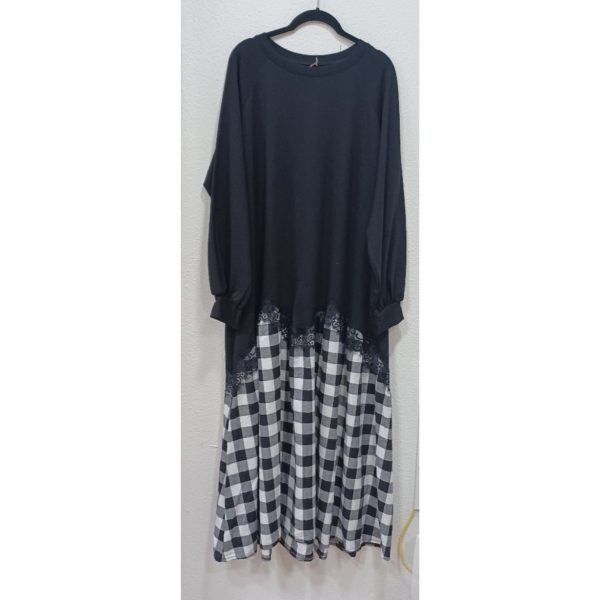 Vestido combinado