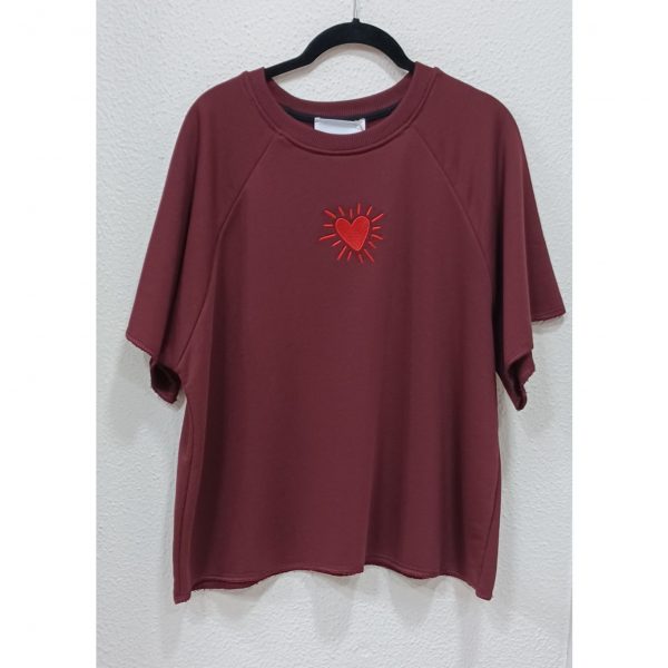 Sudadera manga corta