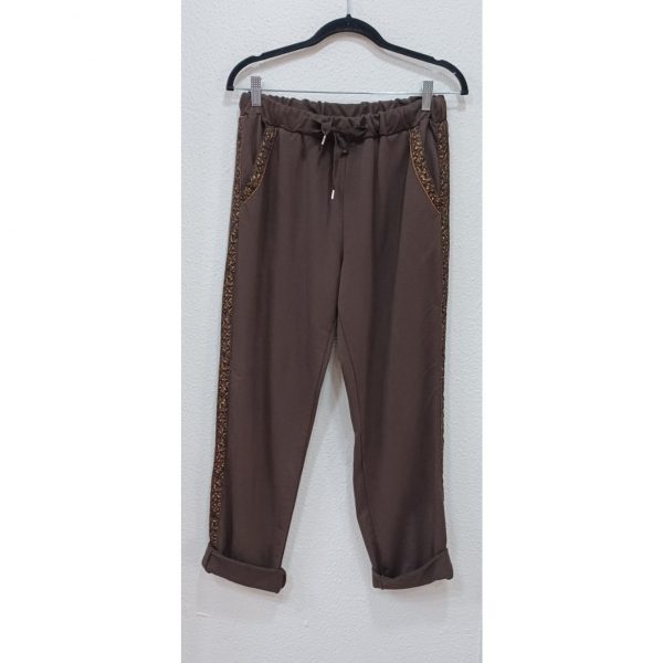 Jogger detalle dorado