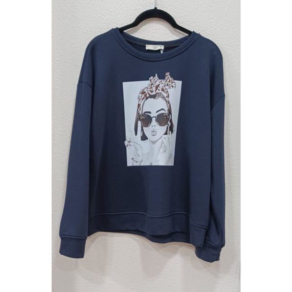 Sudadera estampada