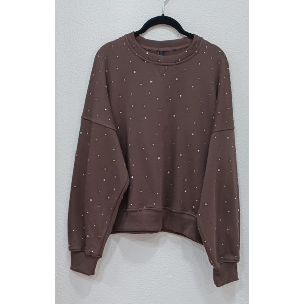 Sudadera strass - Imagen 2