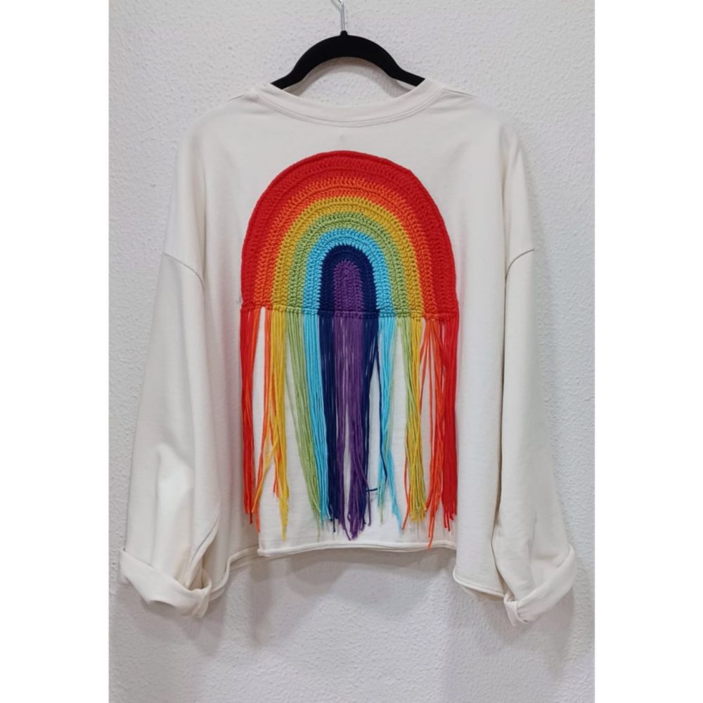 Sudadera arcoiris (espalda) - Imagen 3