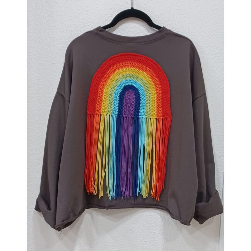 Sudadera arcoiris (espalda) - Imagen 5
