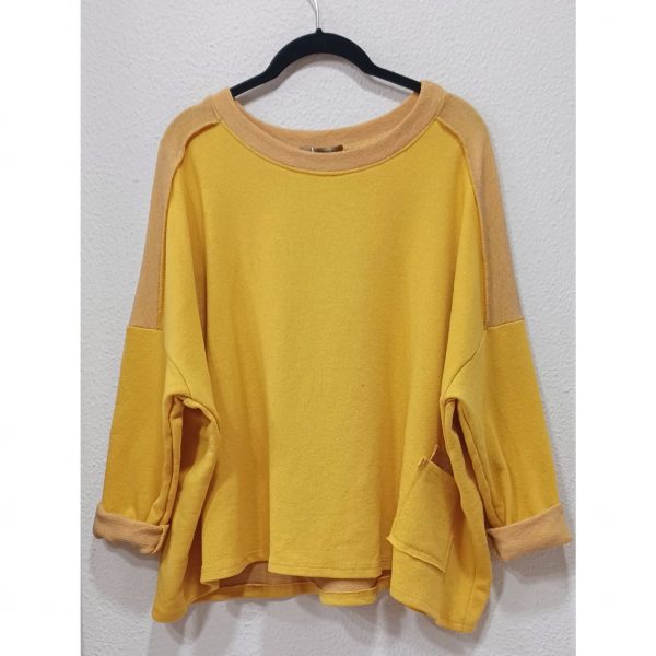 Sudadera bicolor