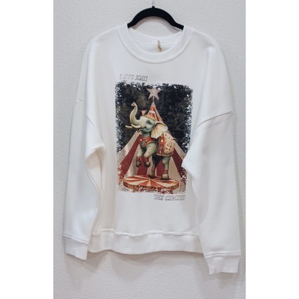 Sudadera estampada