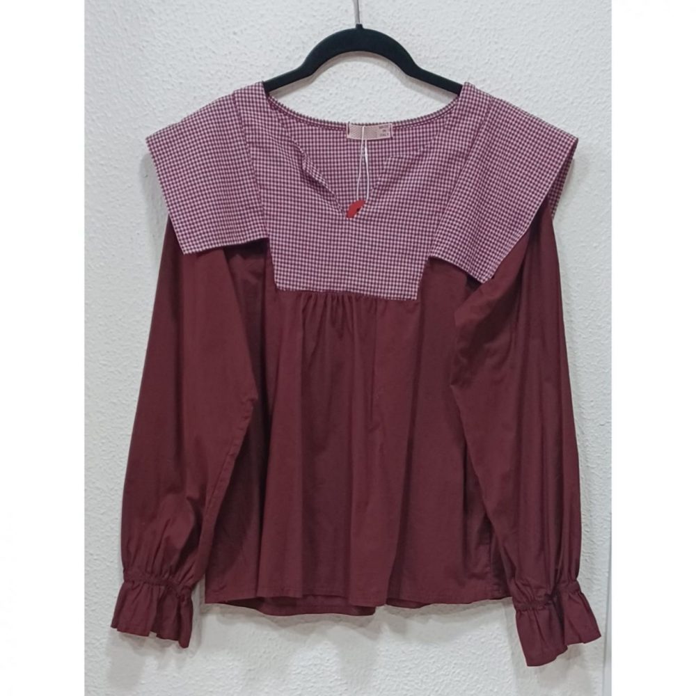 Blusa combinada