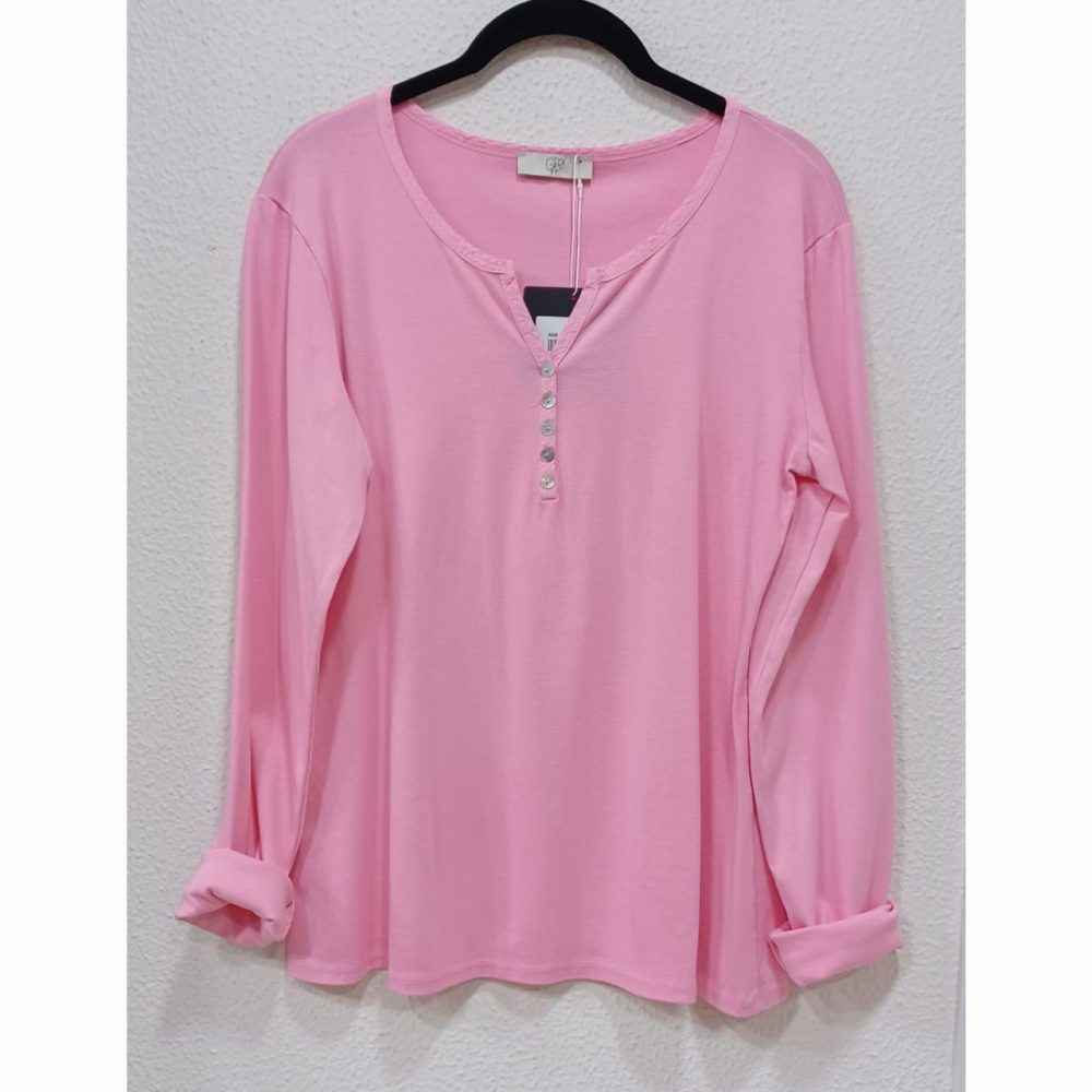 Camiseta básica botones - Imagen 2