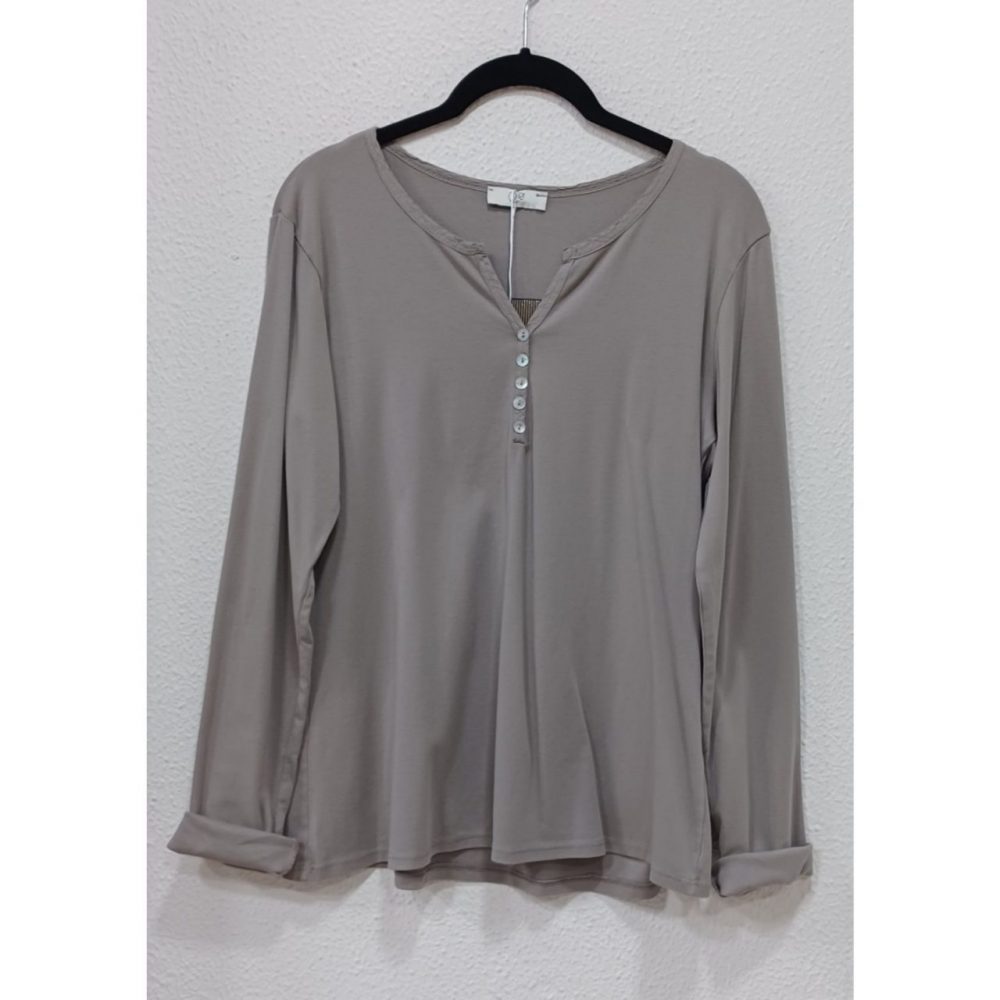 Camiseta básica botones - Imagen 3