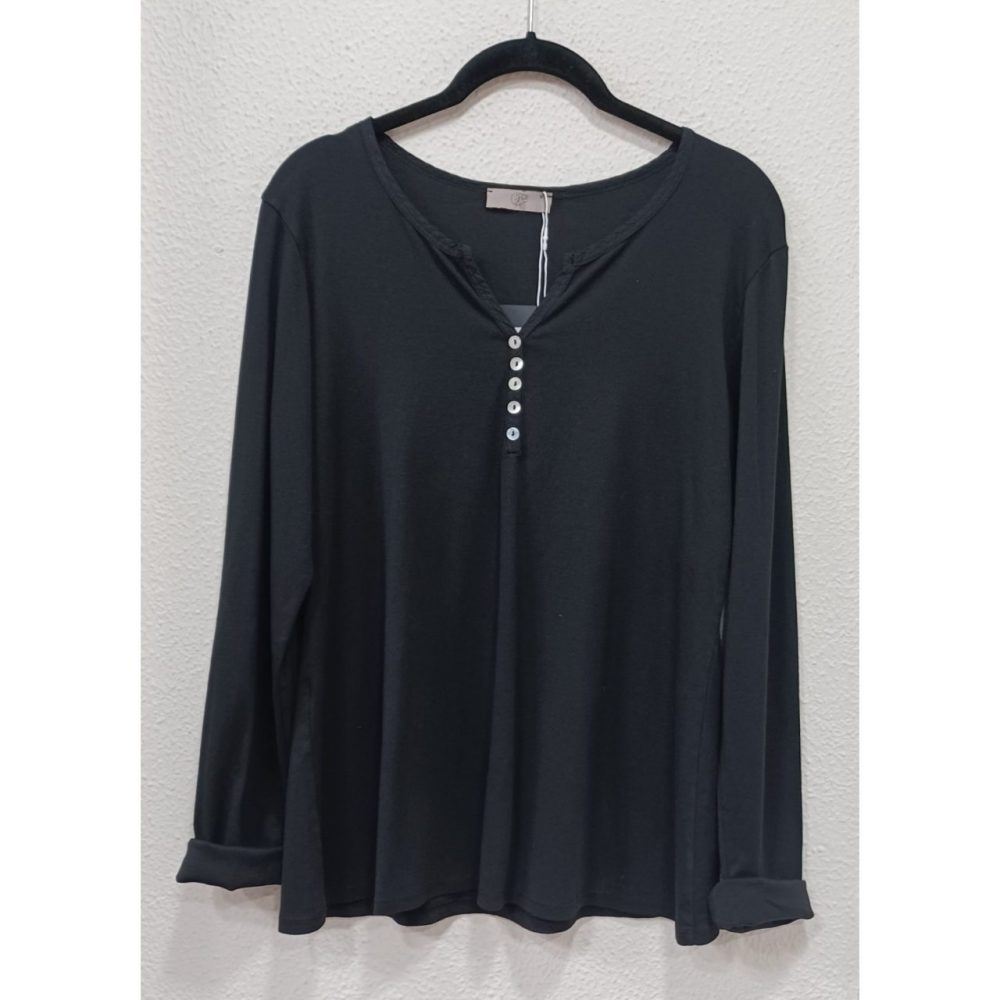 Camiseta básica botones - Imagen 6