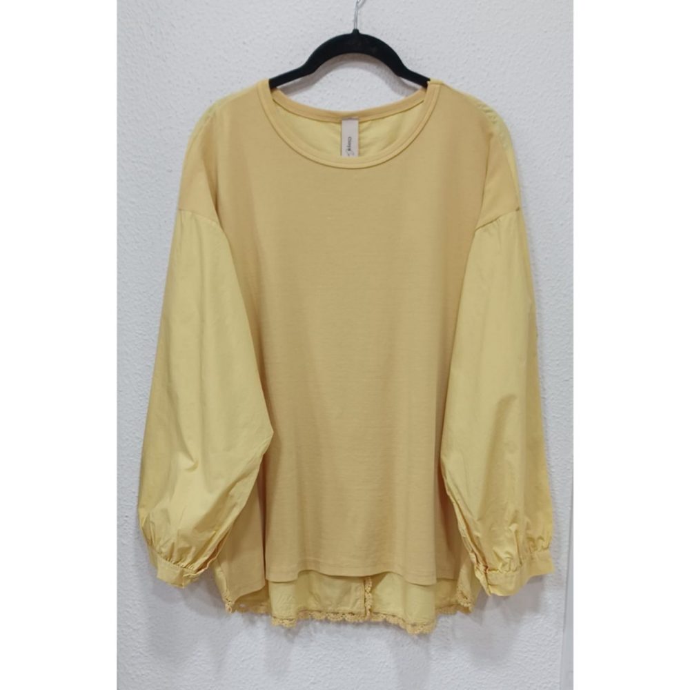Blusa combinada