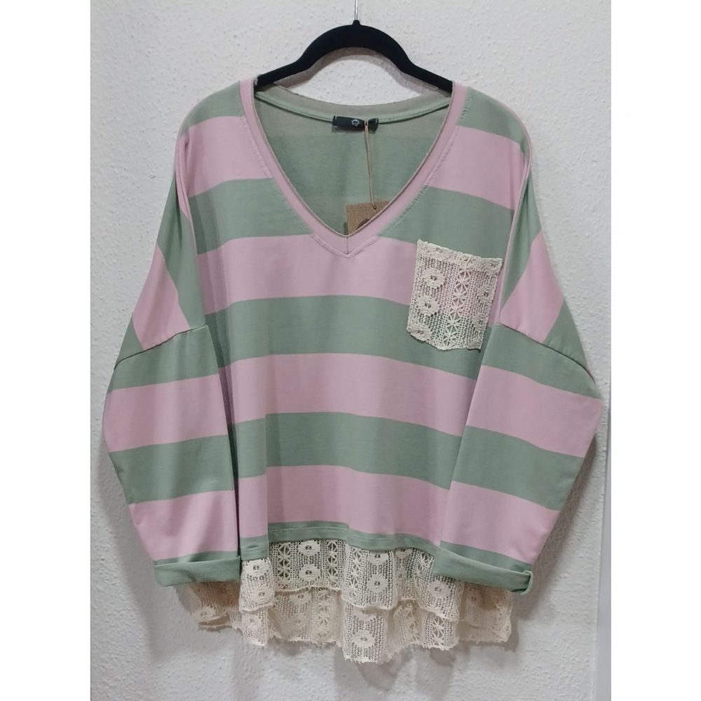 Sudadera encaje - Imagen 2