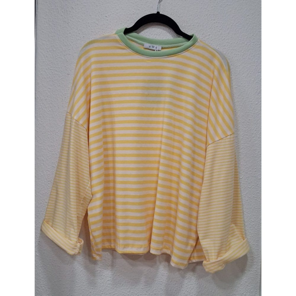 Camiseta raya combinada - Imagen 2