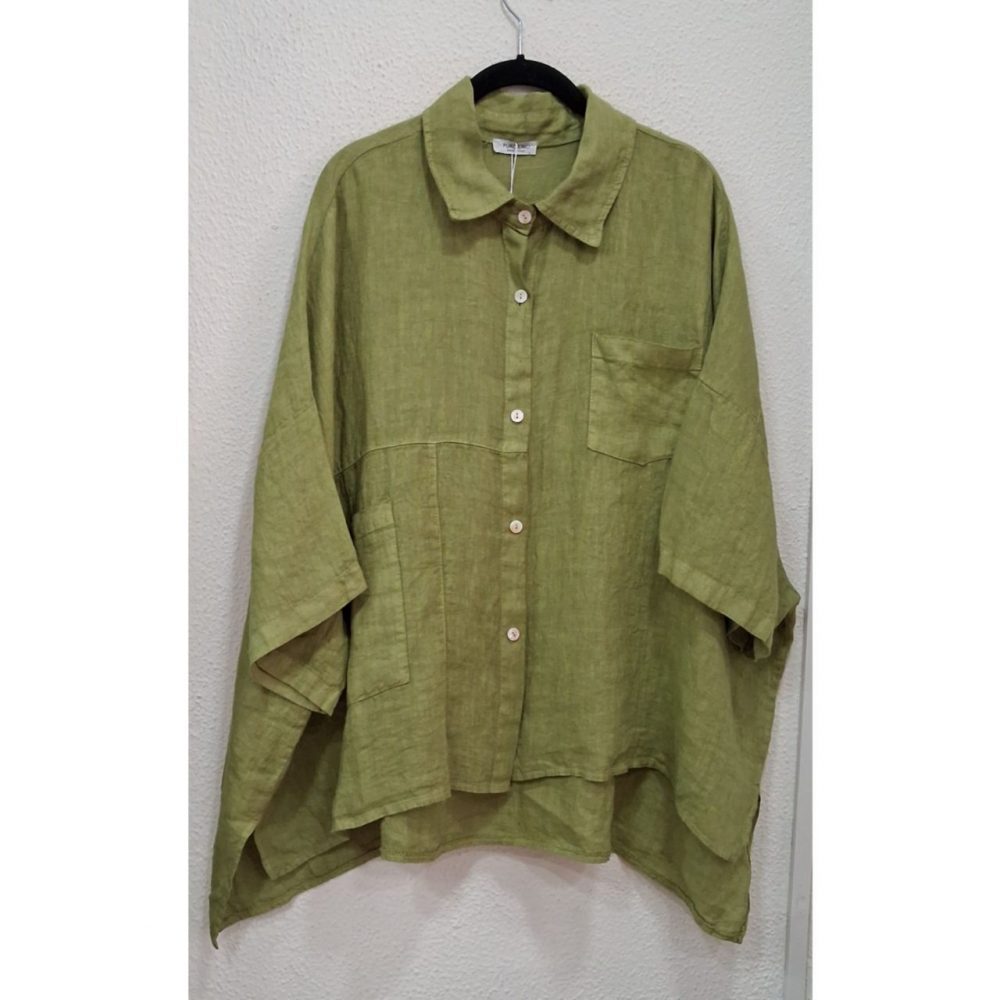 Camisa lino oversize
