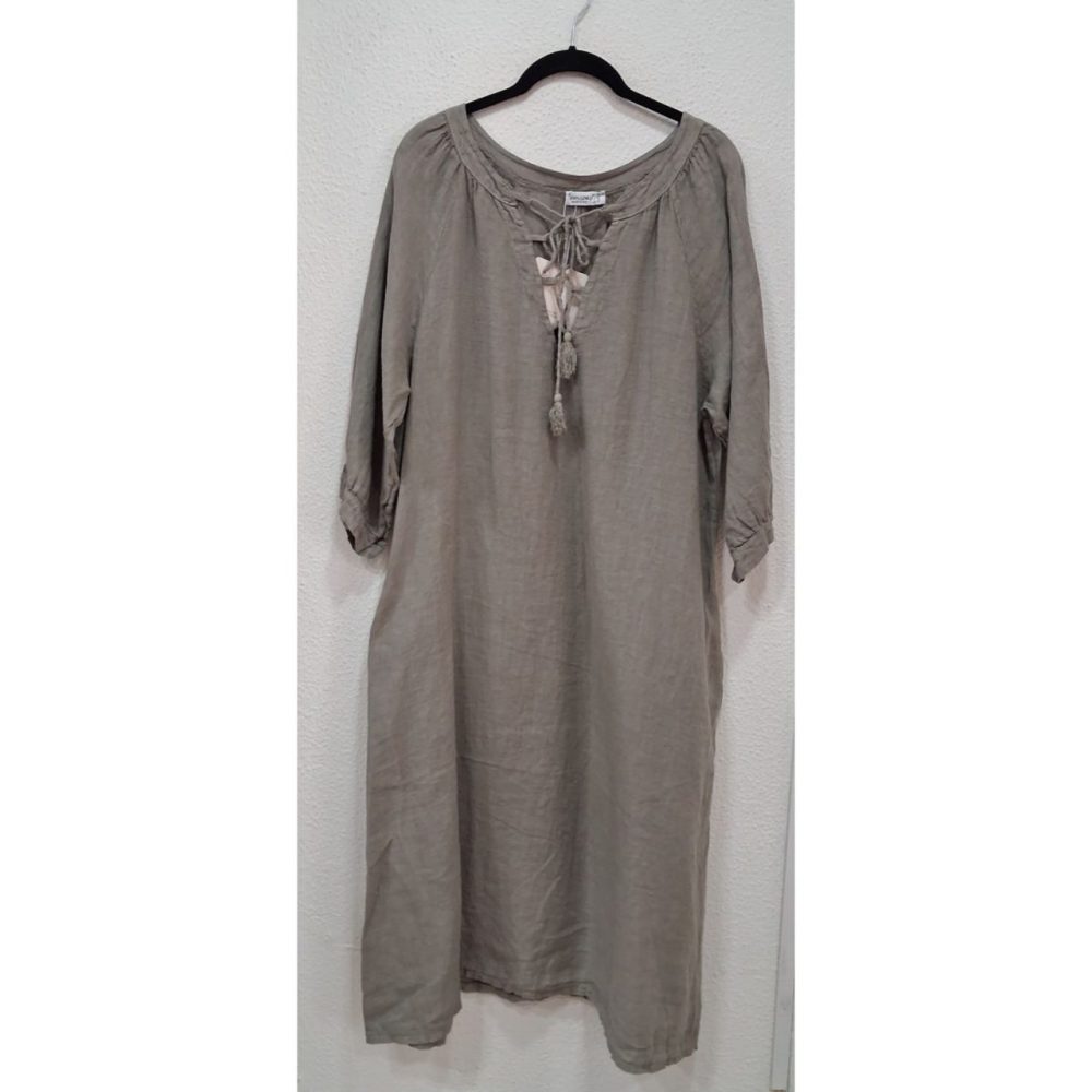Vestido lino - Imagen 3