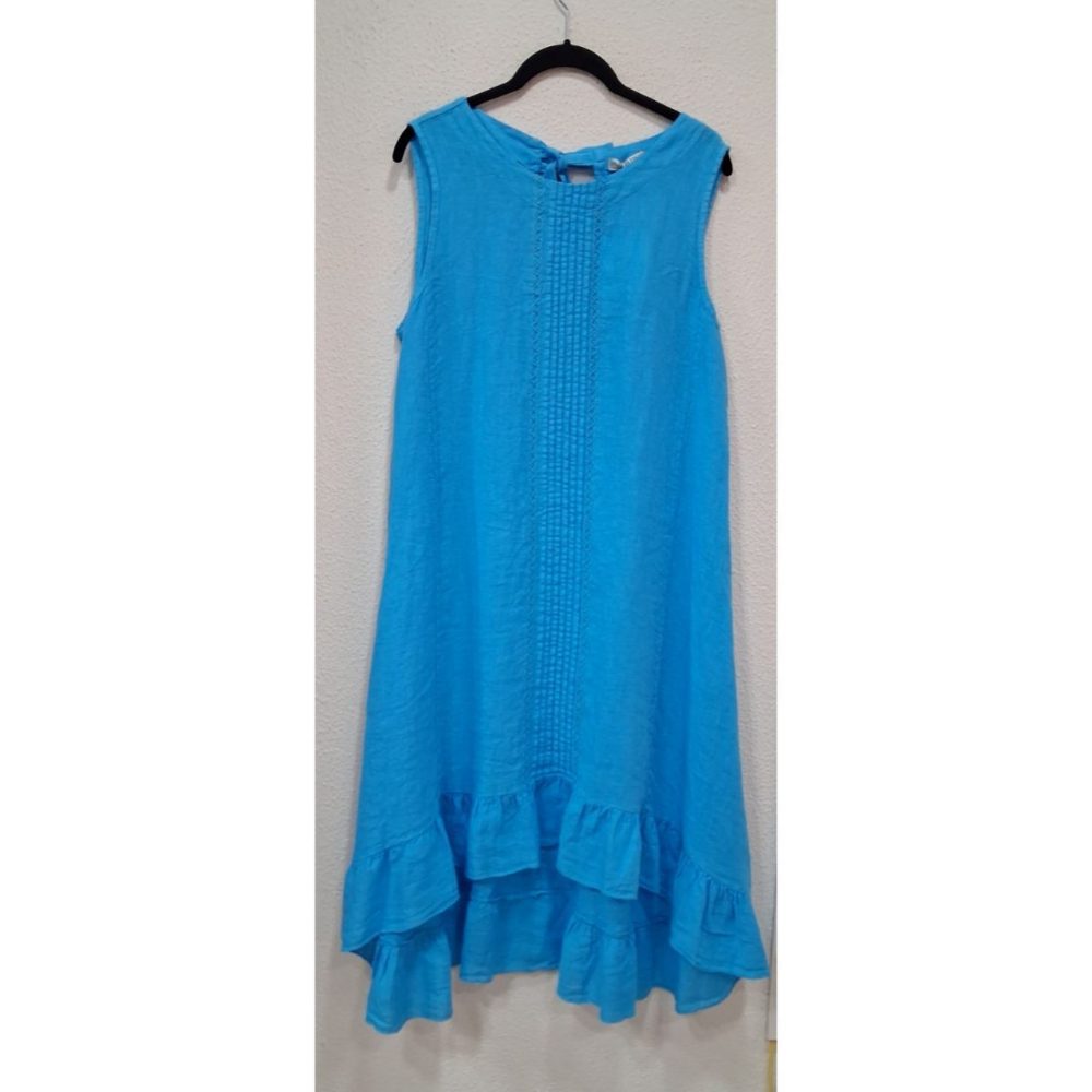 Vestido sisas lino