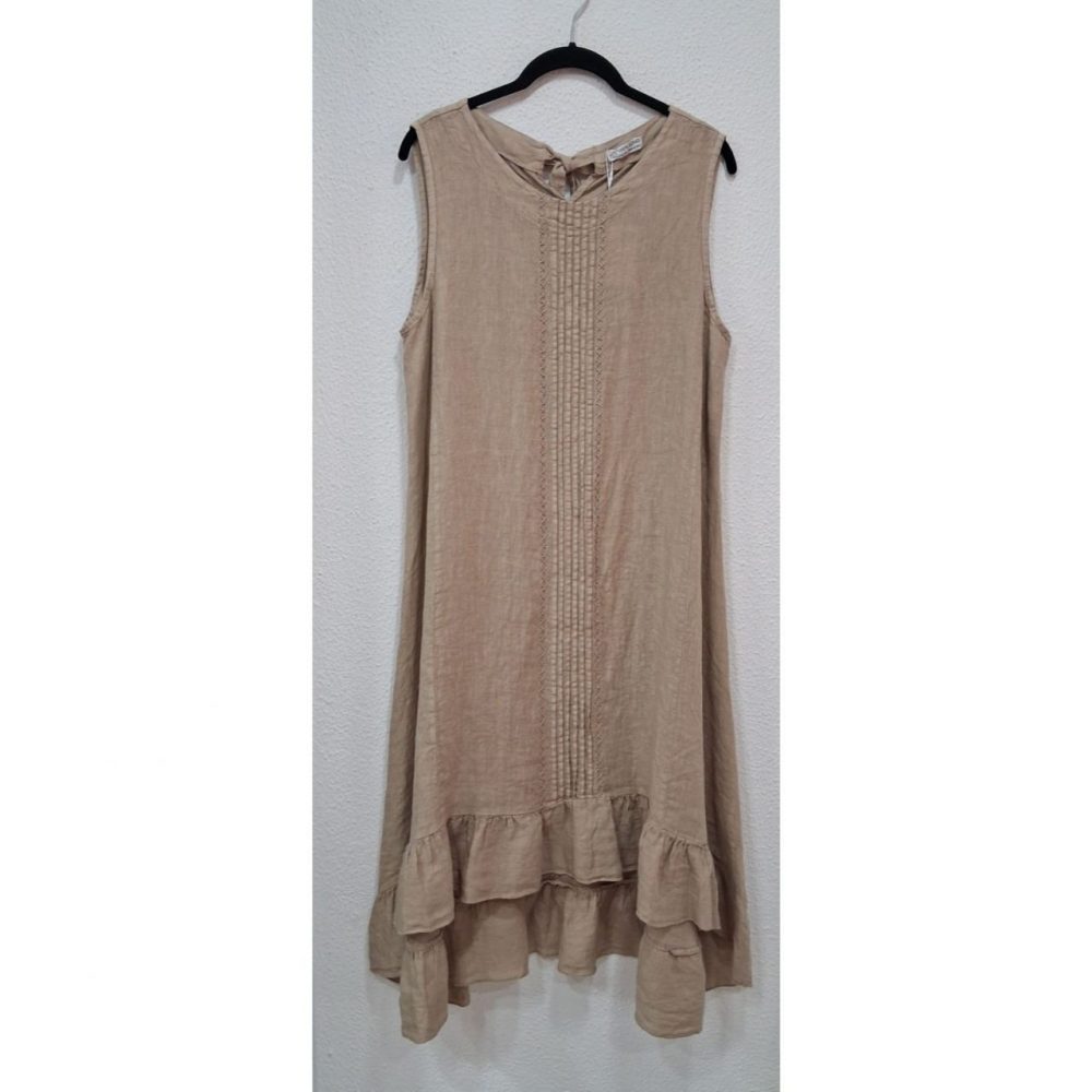 Vestido sisas lino - Imagen 2