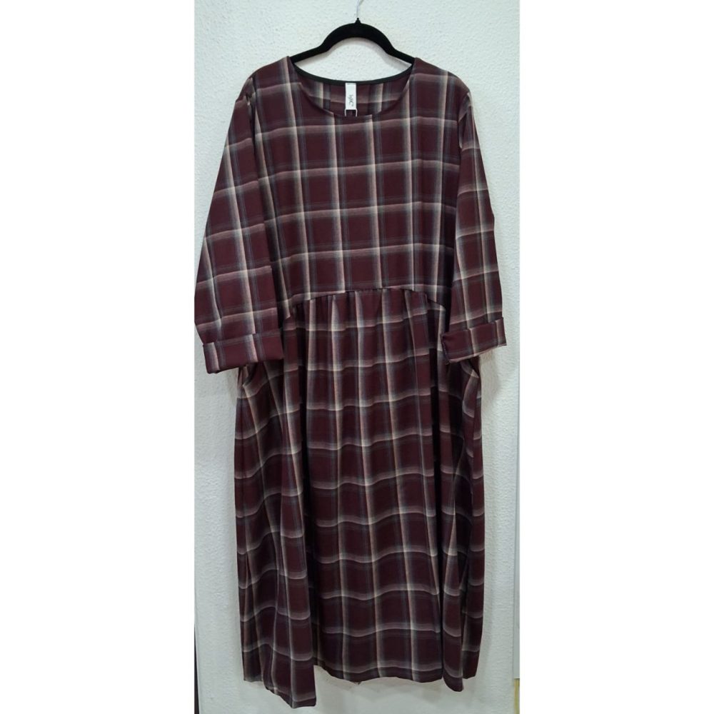 Vestido saco cuadros