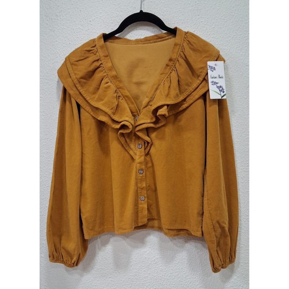 Blusa pana volantes