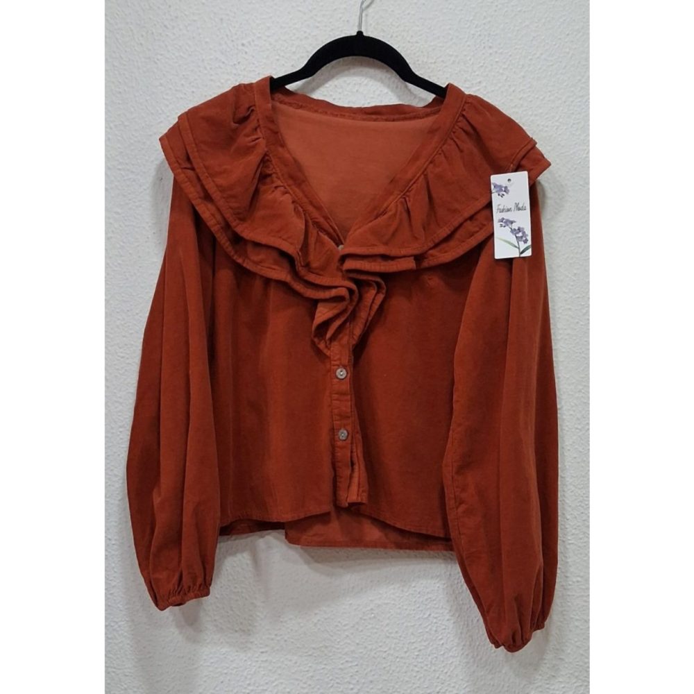 Blusa pana volantes - Imagen 3