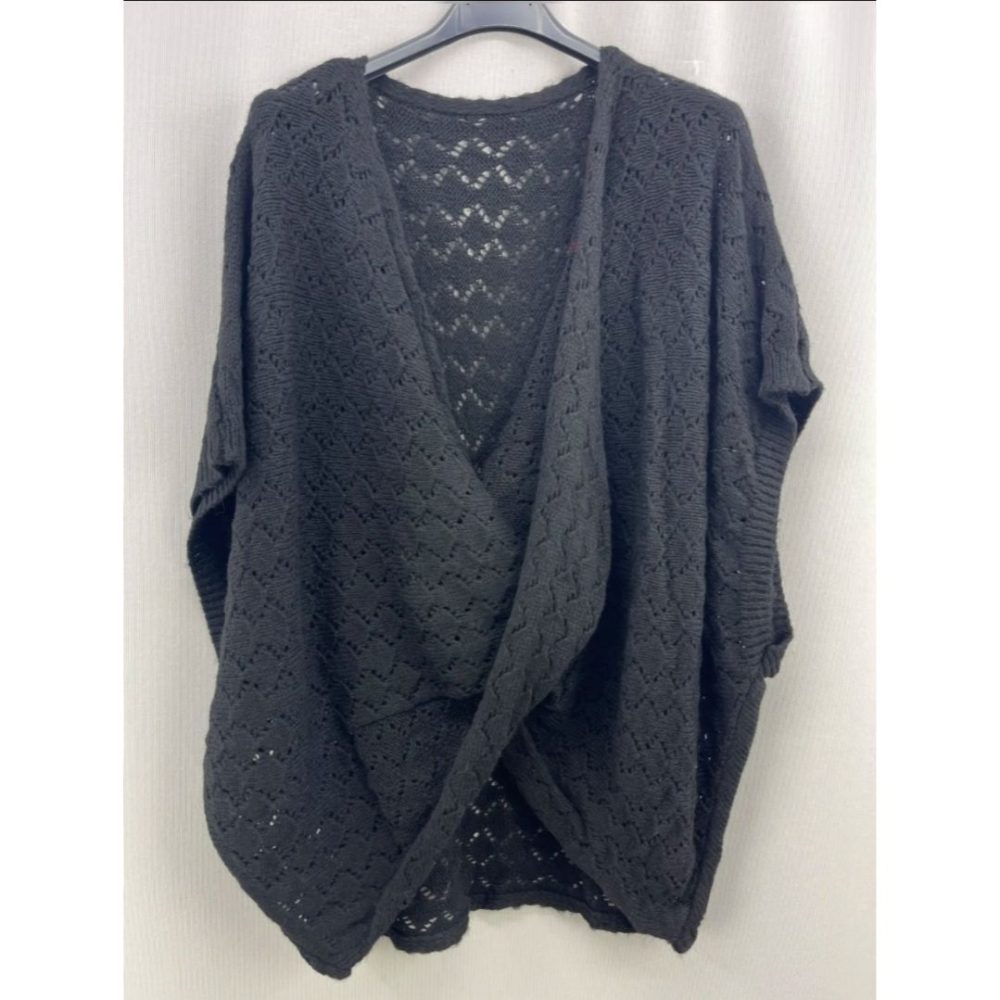 Poncho cruzado oversize - Imagen 2