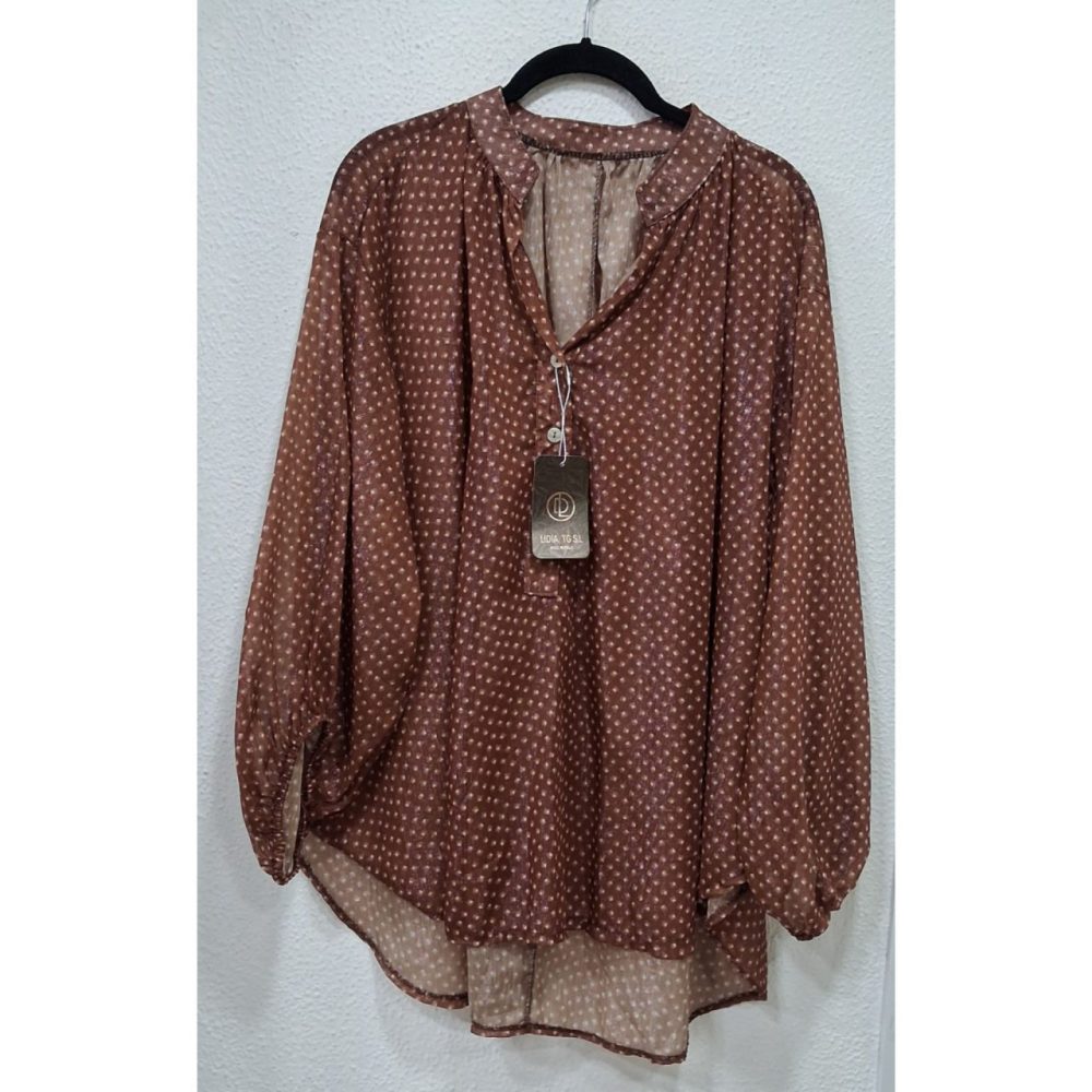 Blusa semitransparente brillitos - Imagen 3