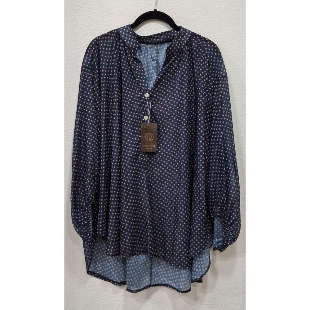 Blusa semitransparente brillitos - Imagen 4